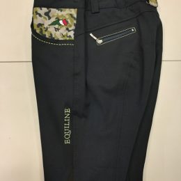 PANTALONE JUNIOR EQUILINE SETH 10-11 BLU Pantaloni Junior 